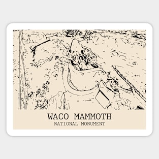 Waco Mammoth National Monument Magnet